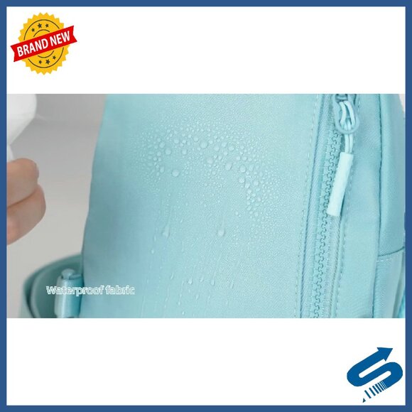 Small Crossbody Sling Bag with Adjustable Strap, Water-Resistant Fabric - Picture 7 of 7